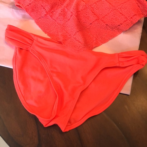 🪷 Xhiliration 2-pc bohemian neon bikini remvble pads halter top buckle close - Picture 2 of 12